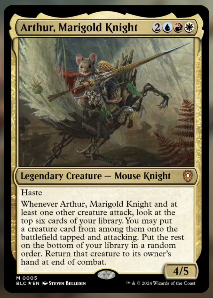 Magic The Gathering Arthur, Marigold Knight