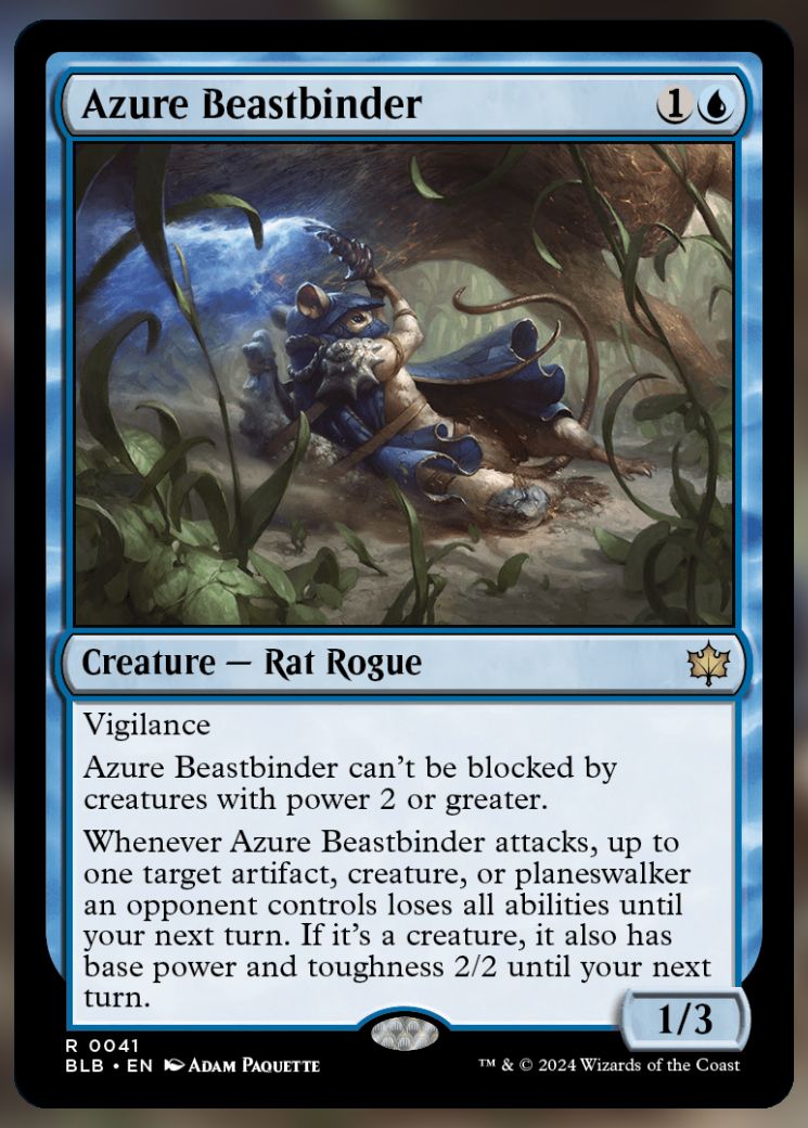 Magic The Gathering Azure Beastbinder