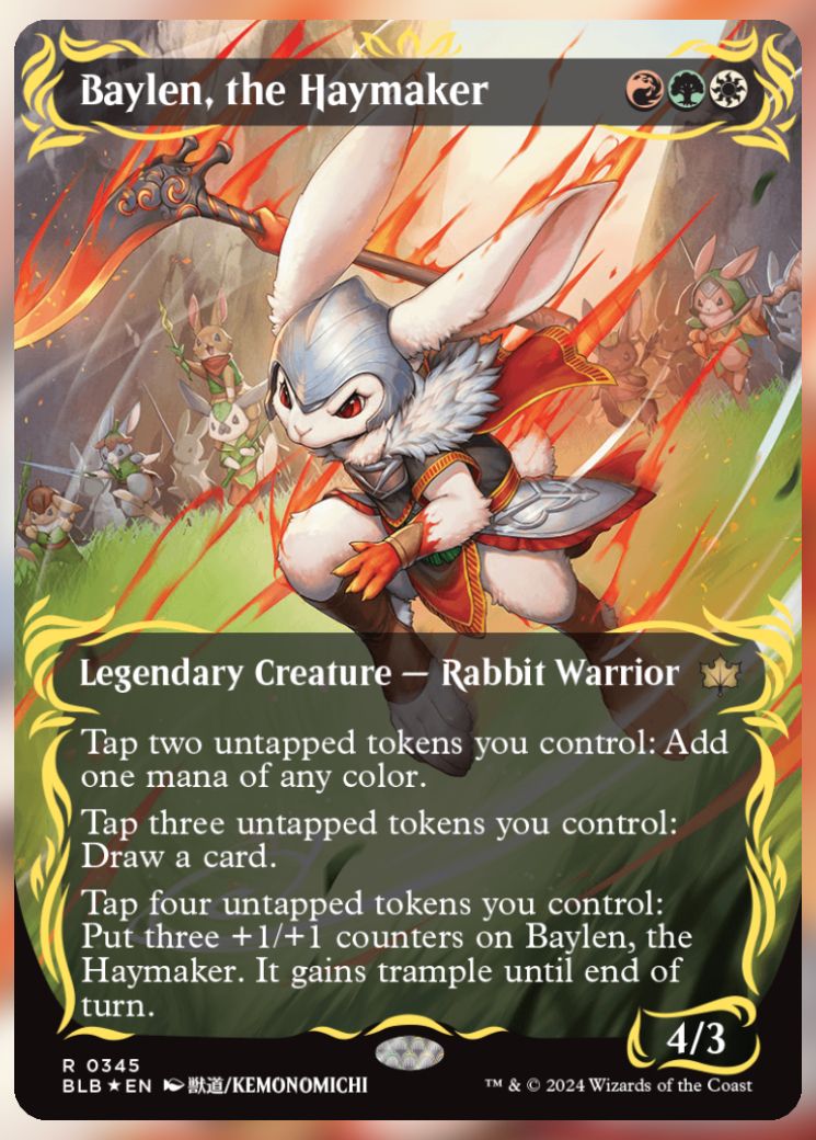 Magic The Gathering Baylen, the Haymaker Alternate Card