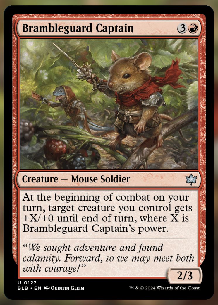 Magic The Gathering Brambleguard Captain