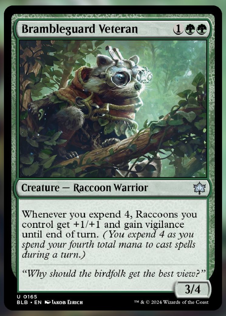 Magic The Gathering Brambleguard Veteran