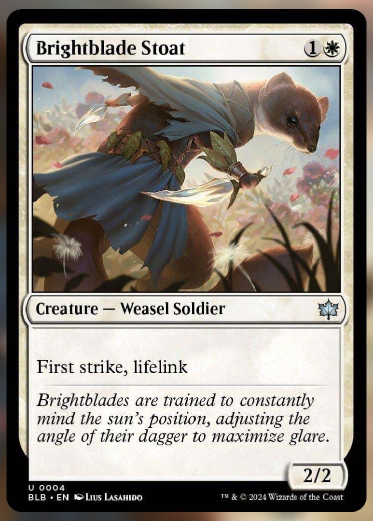 Magic The Gathering Brightblade Stoat