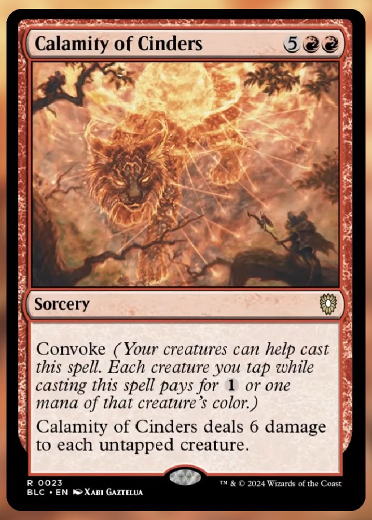 Magic The Gathering Calamity of Cinders