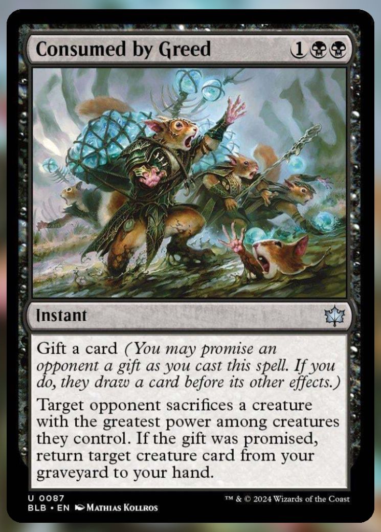 Magic The Gathering Consumed by Greed