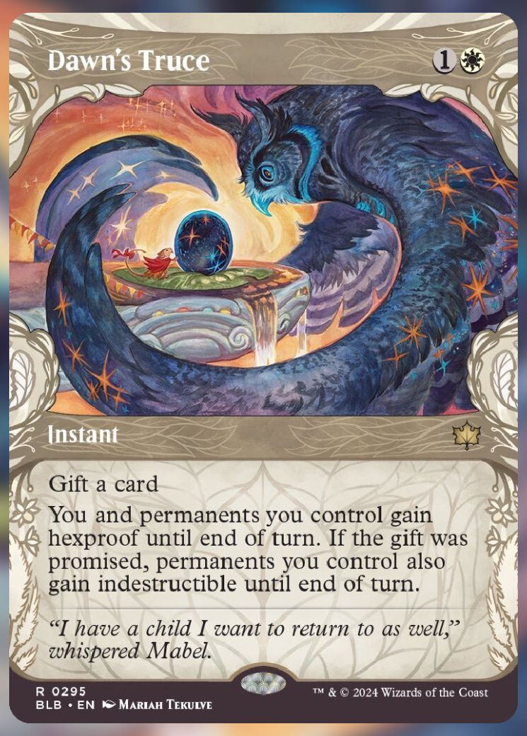 Magic The Gathering Dawn's Truce Alternate Card