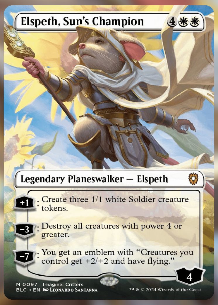 Magic The Gathering Elspeth, Sun's Champion