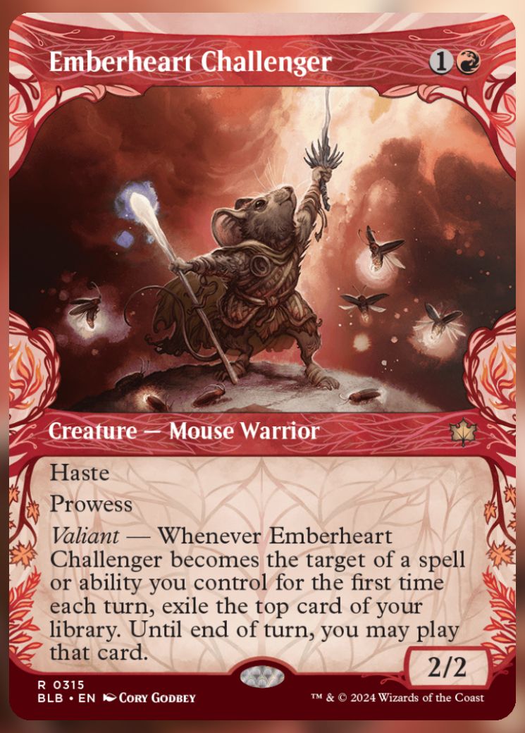 Magic The Gathering Emberheart Challenger Alternate Card