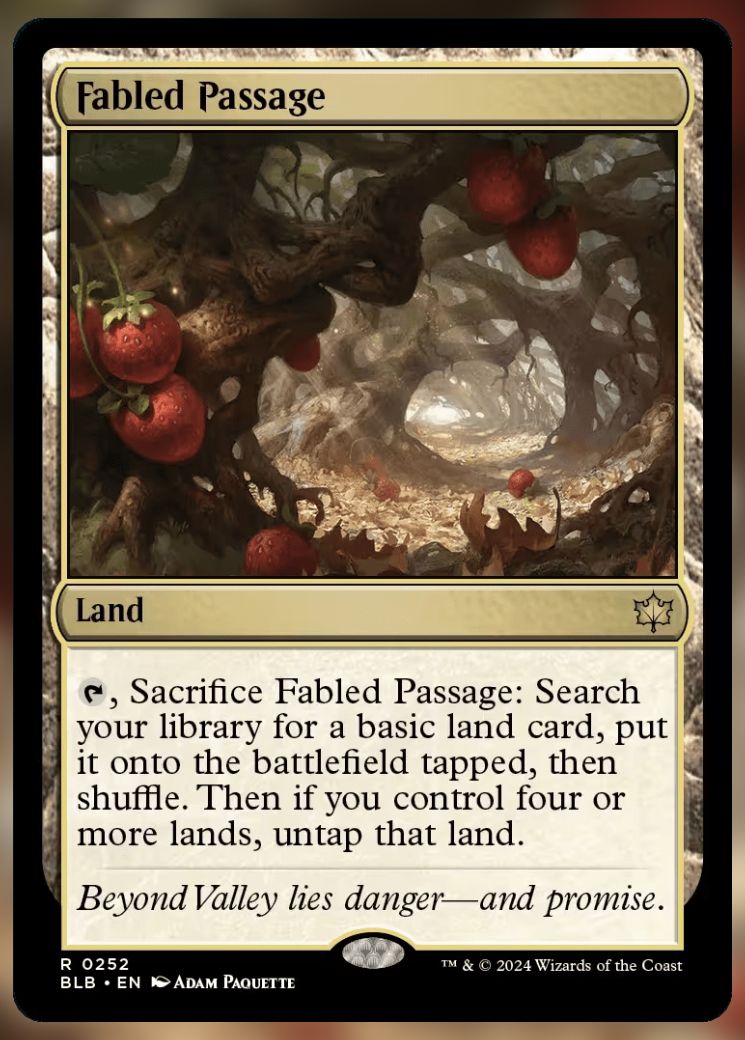 Magic The Gathering Fabled Passage