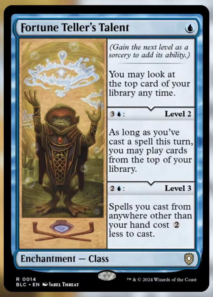 Magic The Gathering Fortune Teller's Talent