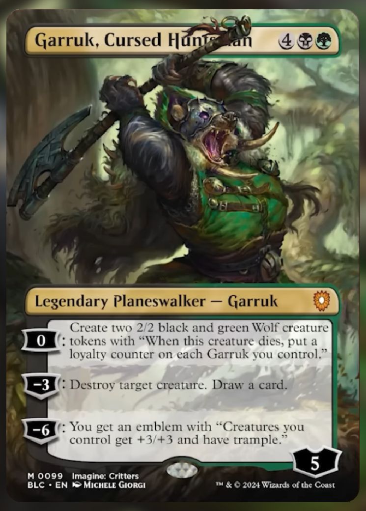 Magic The Gathering Garruk, Cursed Huntsman