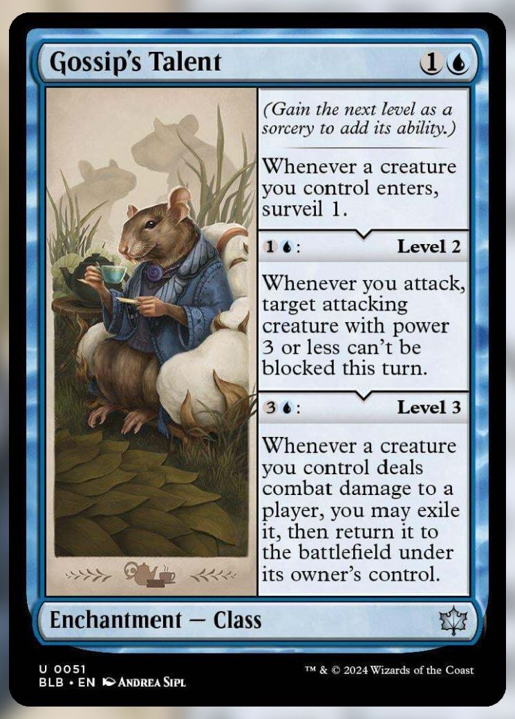 Magic The Gathering Gossip's Talent