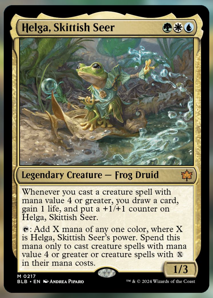 Magic The Gathering Helga, Skittish Seer