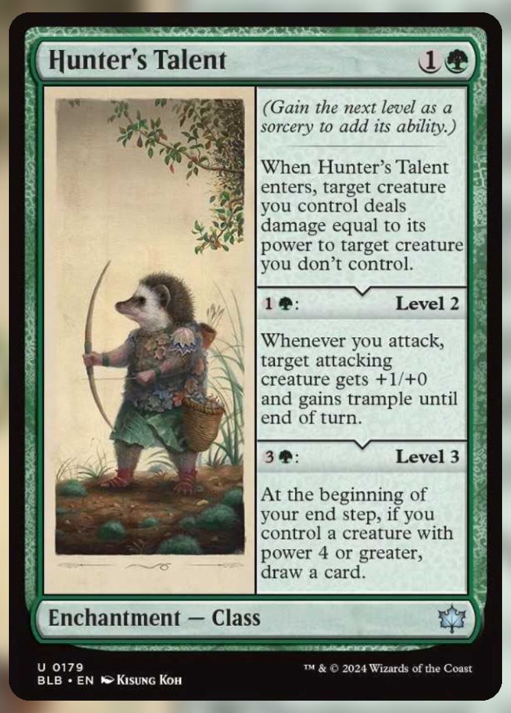 Magic The Gathering Hunter's Talent
