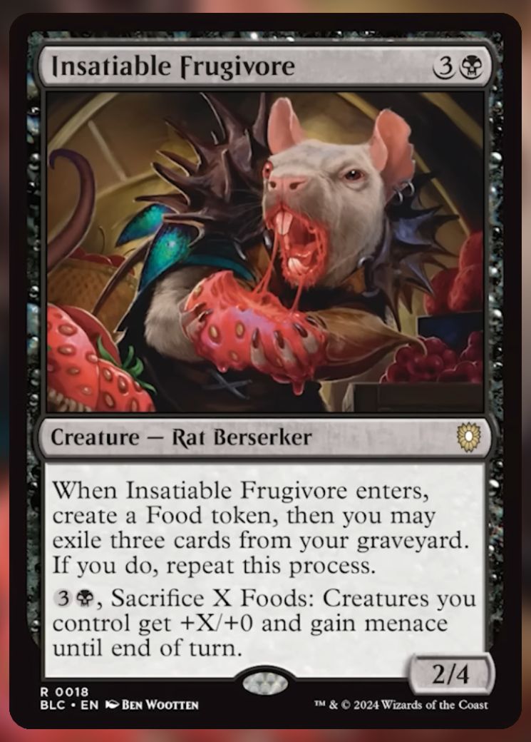 Magic The Gathering Insatiable Frugivore