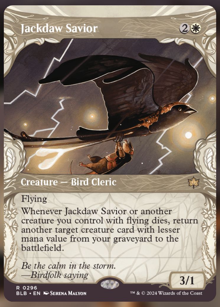 Magic The Gathering Jackdaw Savior Alternate Card