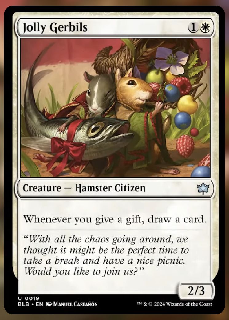 Magic The Gathering Jolly Gerbils
