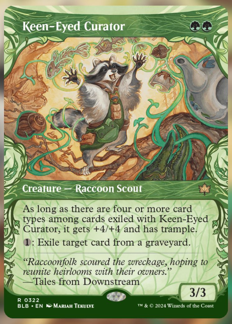 Magic The Gathering Keen-Eyed Curator Alternate Card