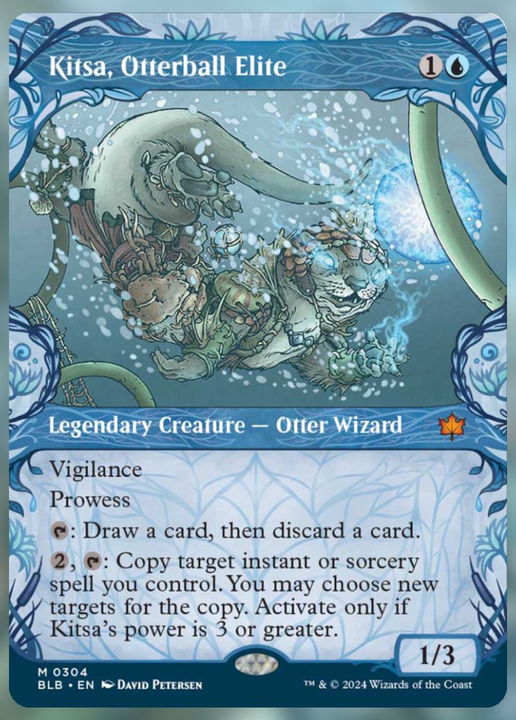 Magic The Gathering Kitsa, Otterball Elite Alternate Card