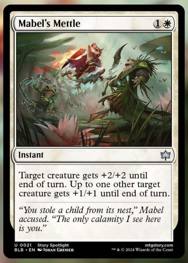 Magic The Gathering Mabel's Mettle