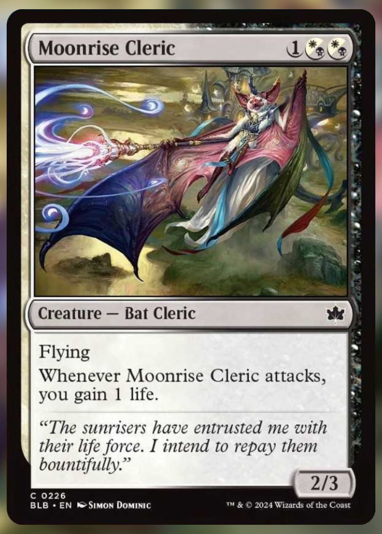 Magic The Gathering Moonrise Cleric