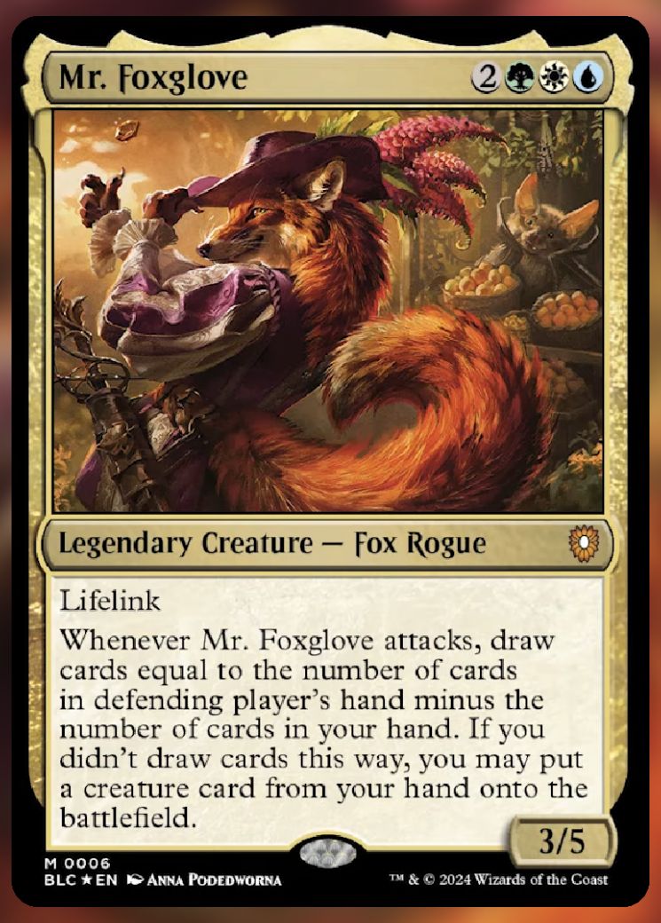 Magic the Gathering Mr. Foxglove