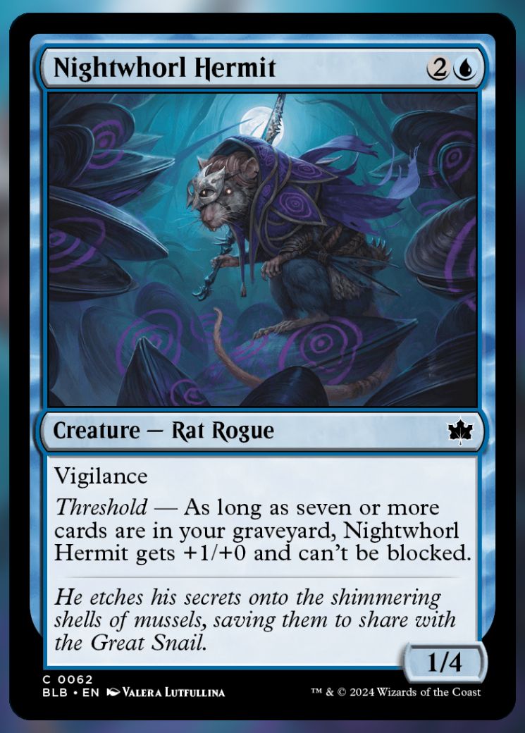 Magic The Gathering Nightwhorl Hermit