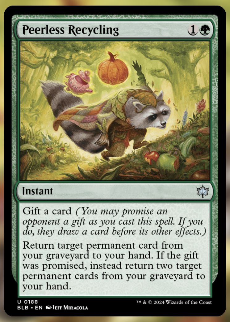Magic The Gathering Peerless Recycling