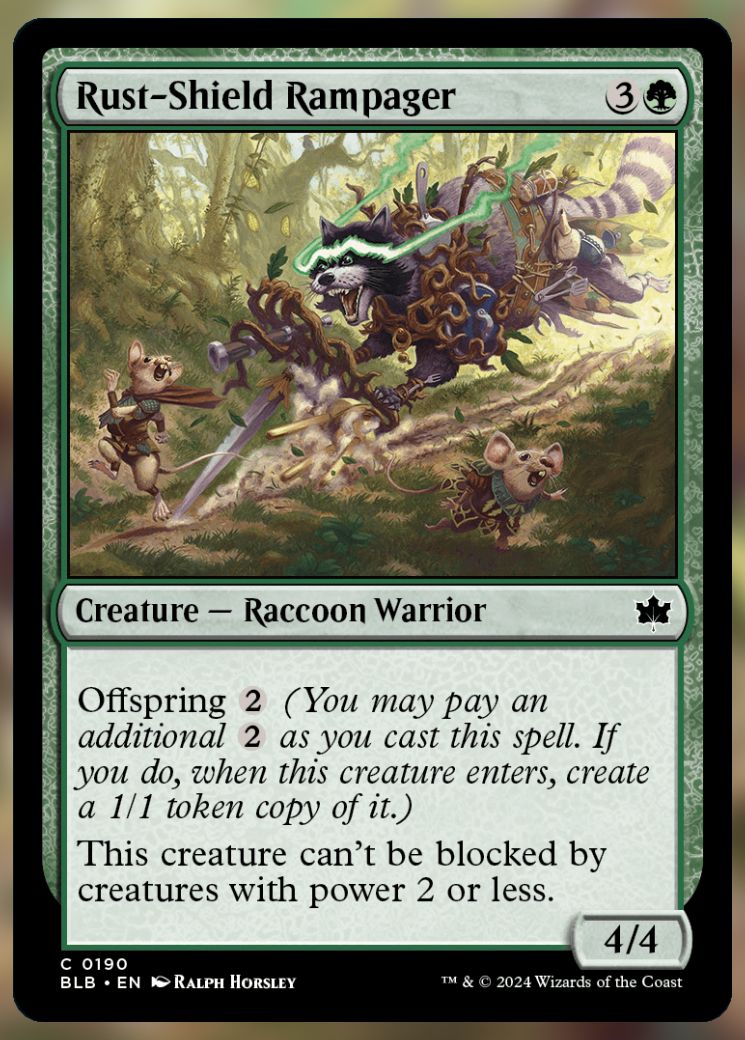 Magic The Gathering Rust-Shield Rampager