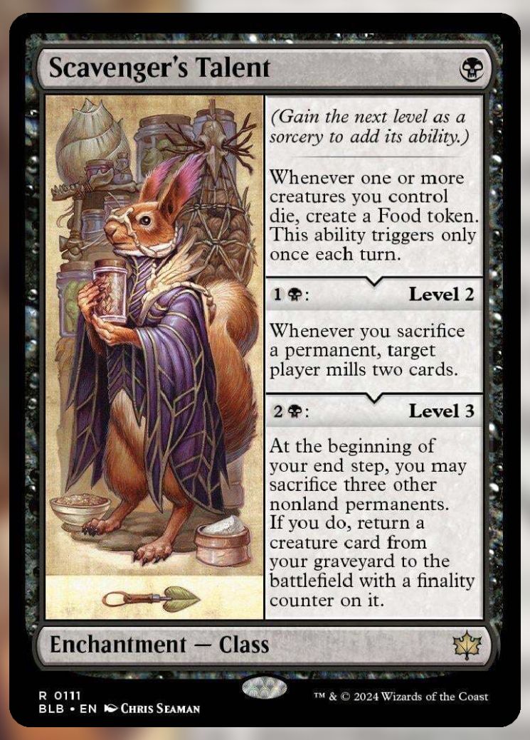 Magic The Gathering Scavenger's Talent