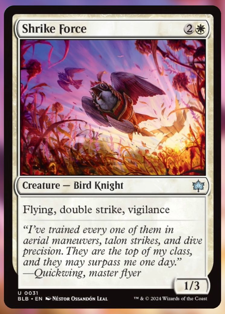 Magic The Gathering Shrike Force Card