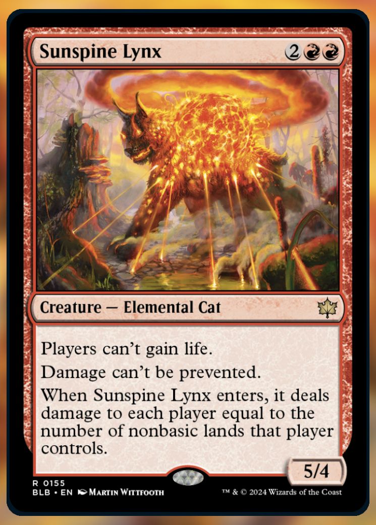 Magic The Gathering Sunspine Lynx
