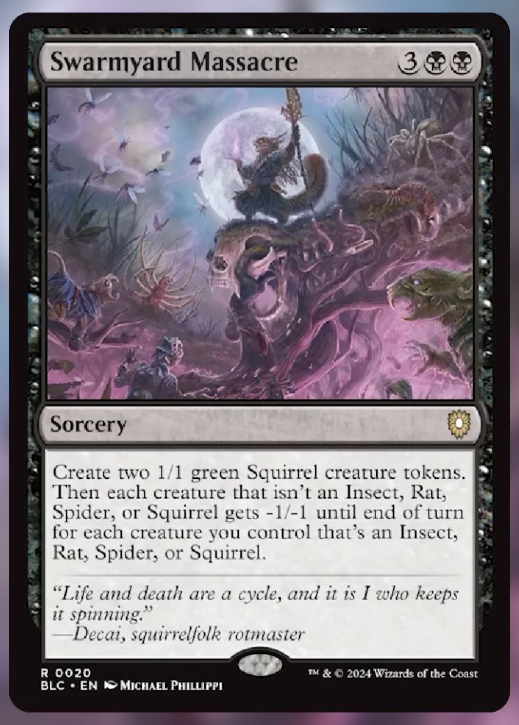 Magic The Gathering Swarmyard Massacre