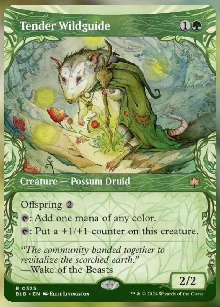 Magic The Gathering Tender Wildguide Alternate Card