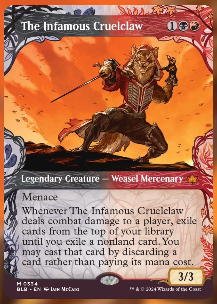 Magic The Gathering The Infamous Cruelclaw Alternate Card