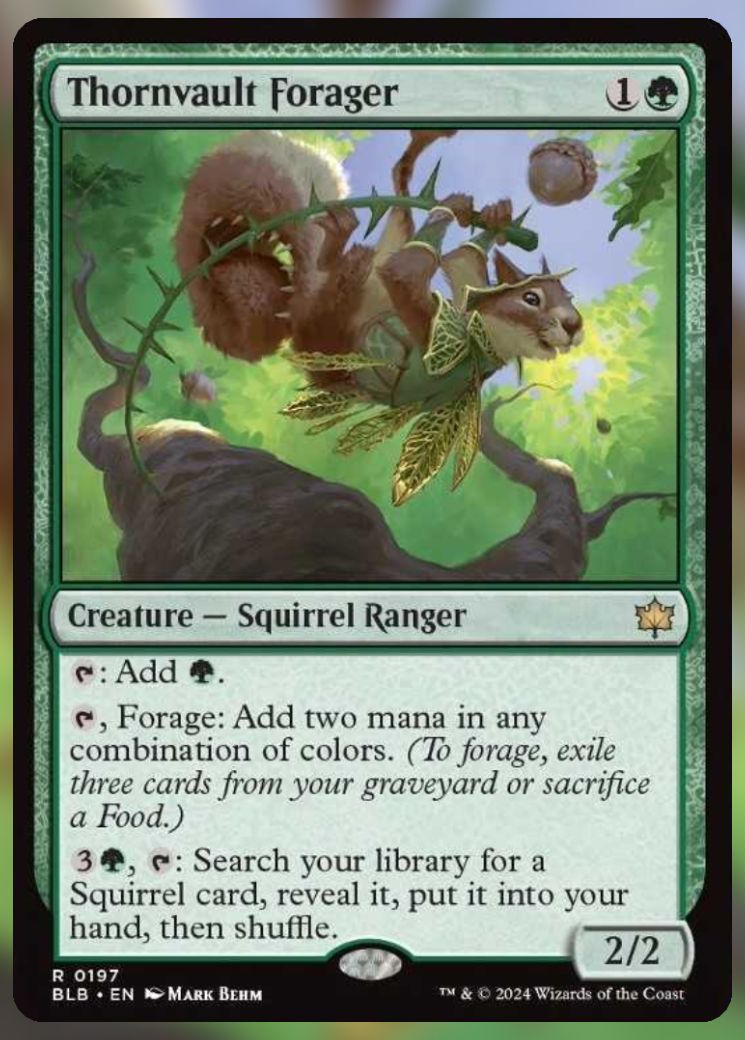 Magic The Gathering Thornvault Forager