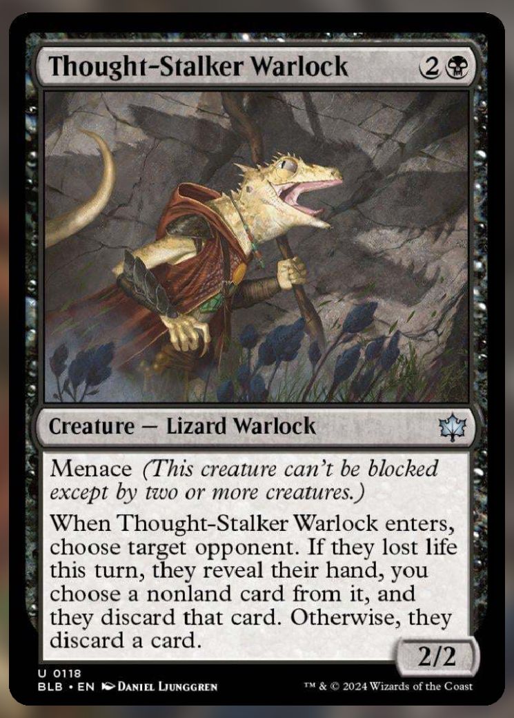 Magic The Gathering Thought-Stalker Warlock