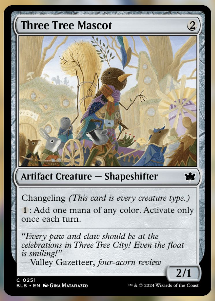 Magic The Gathering Three Tree Mascot