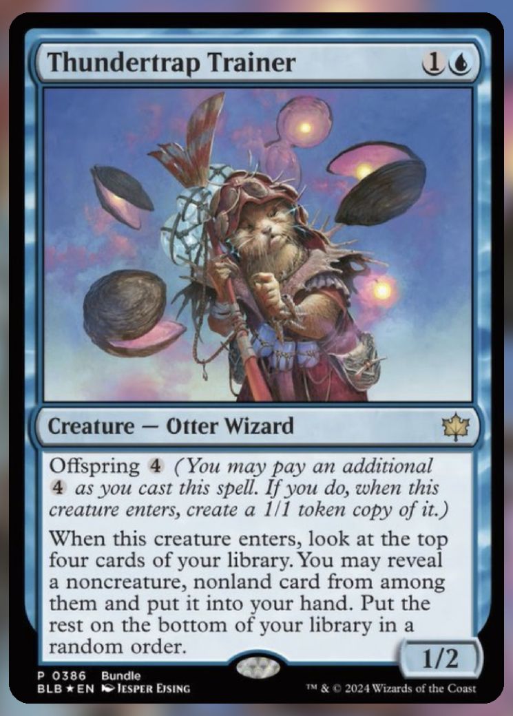 Magic The Gathering Thundertrap Trainer Card