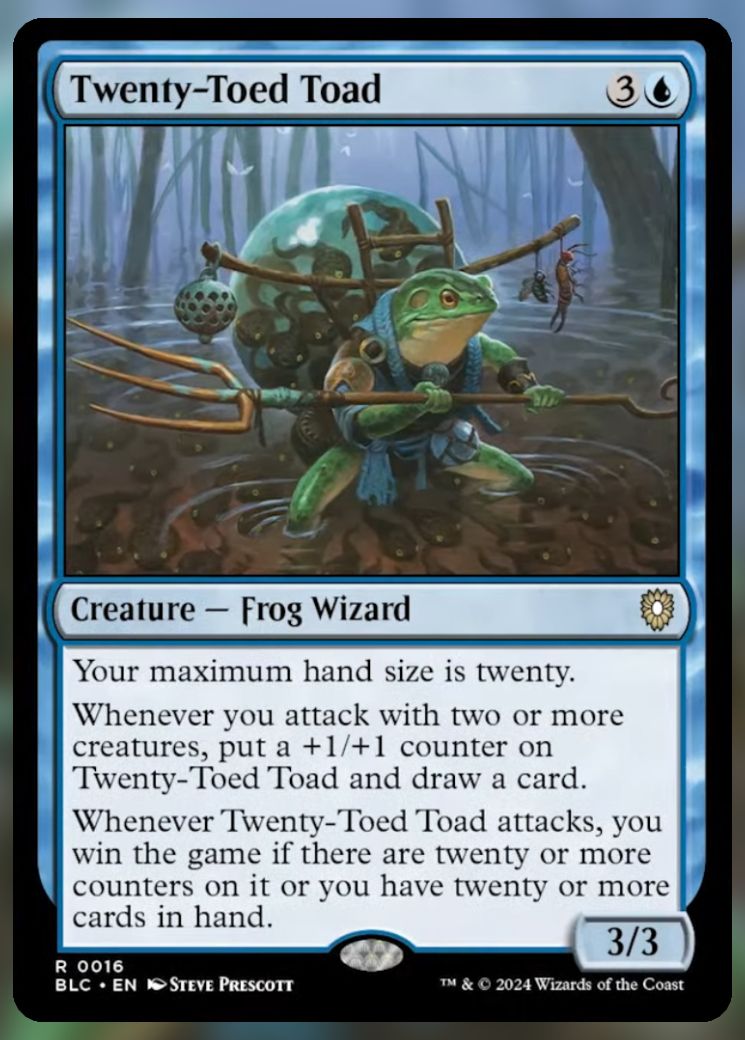 Magic The Gathering Twenty-Toed Toad
