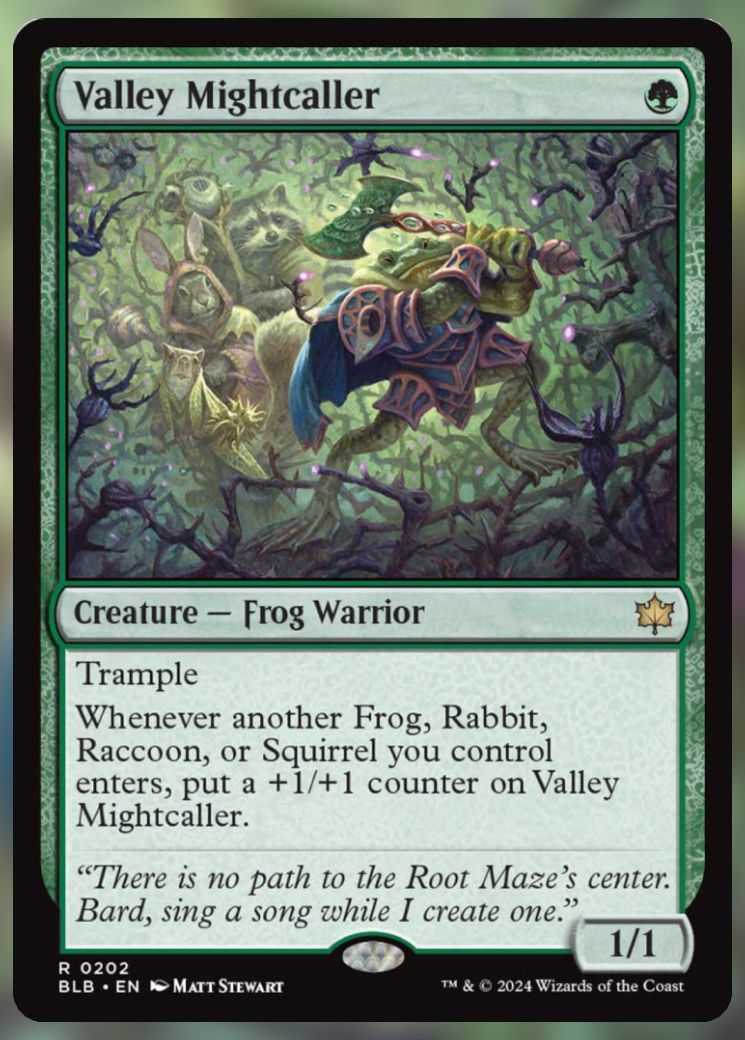 Magic The Gathering Valley Mightcaller