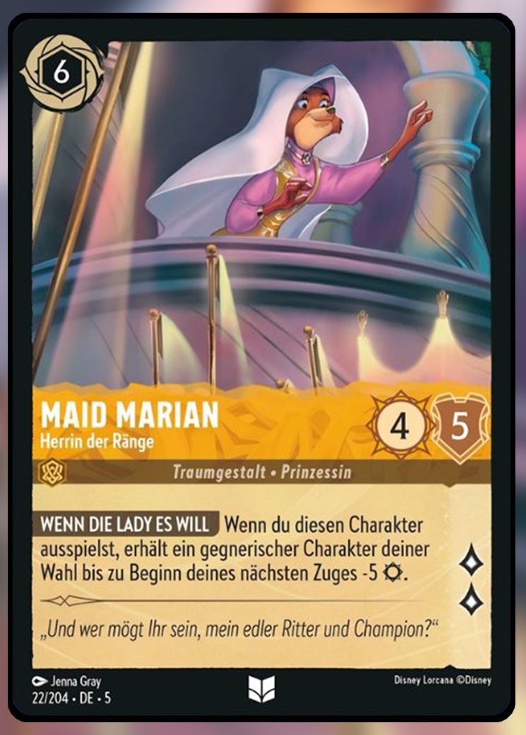 Maid Marian, Mistress Of The Ranks
