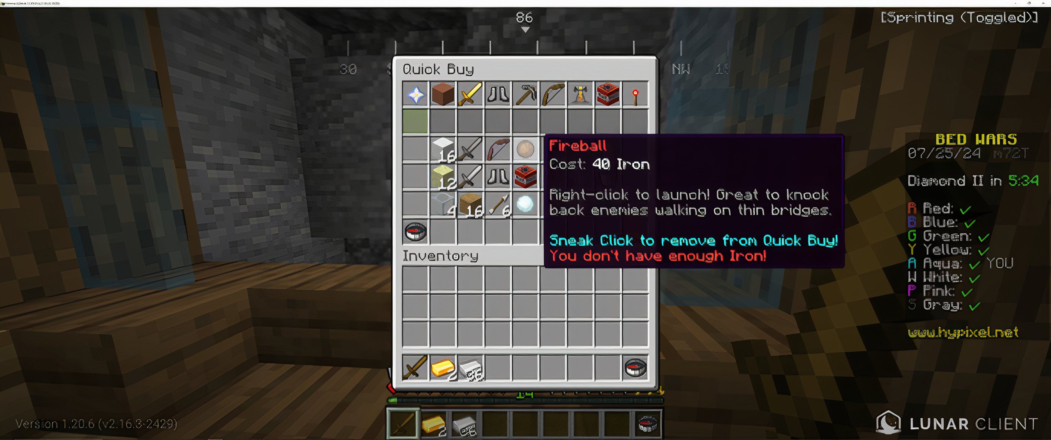 Minecraft: An image of the fireball.