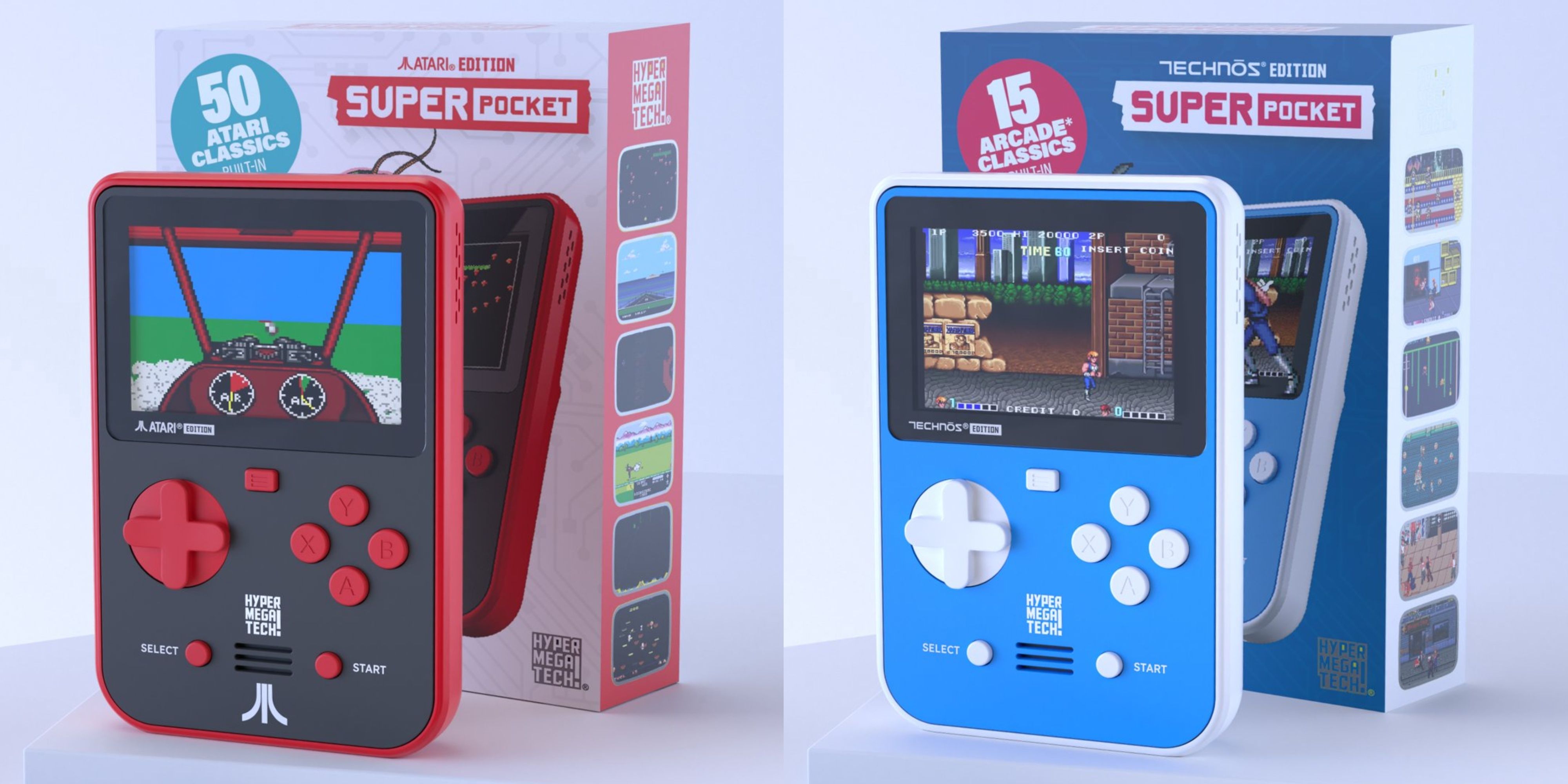 atari and technos super pockets