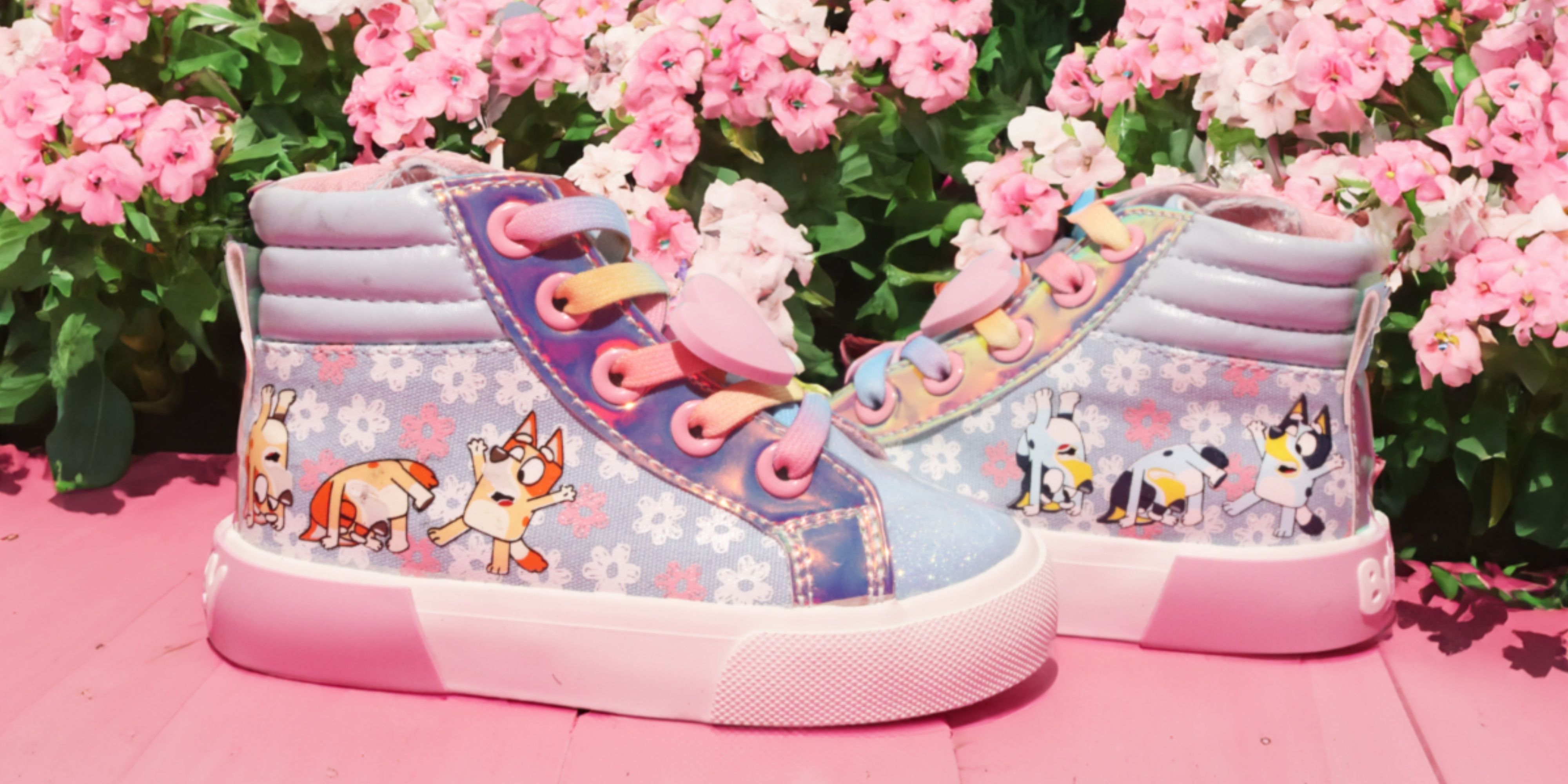 bluey high-top sneakers