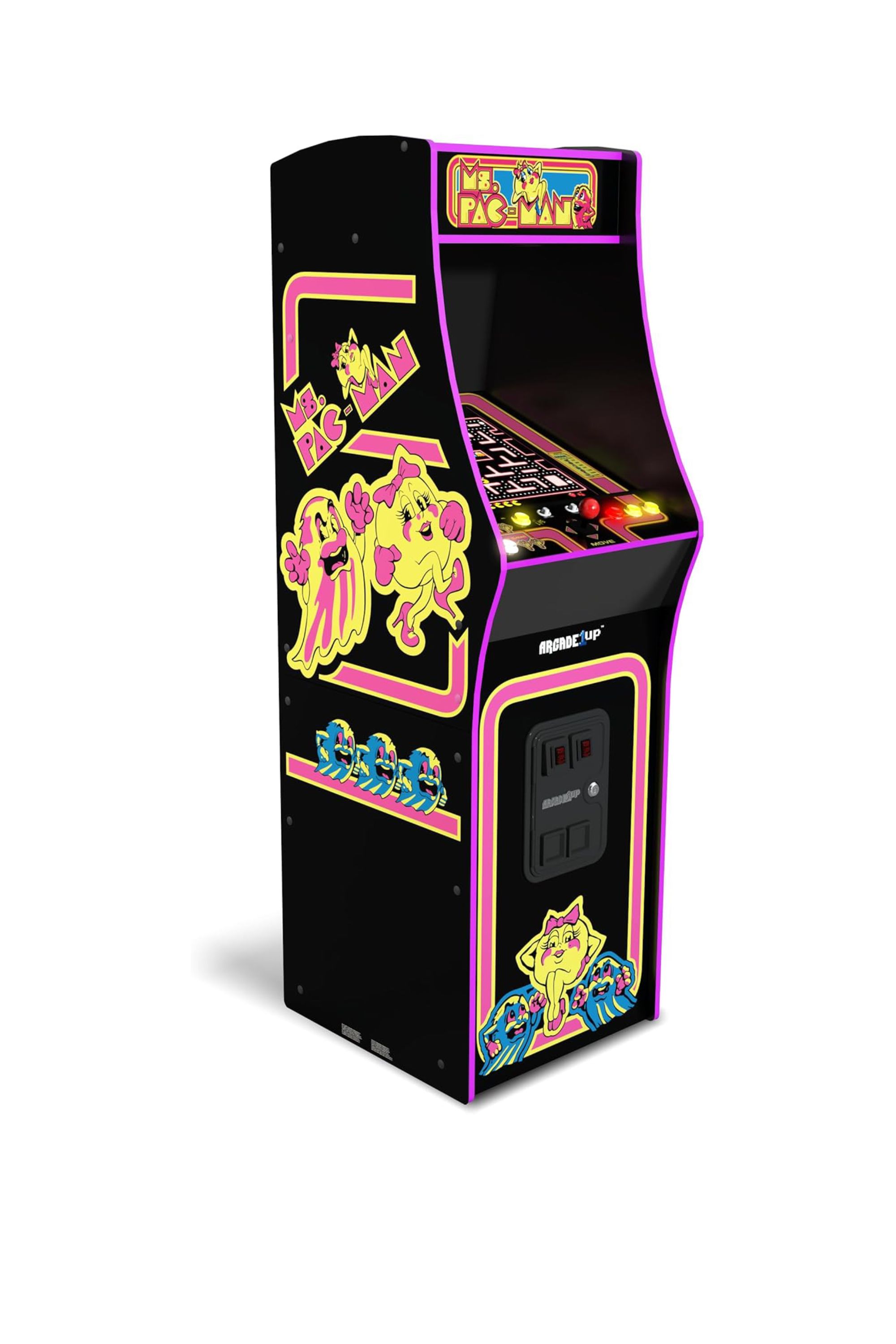 Ms pacman 1up arcade cabinet product image