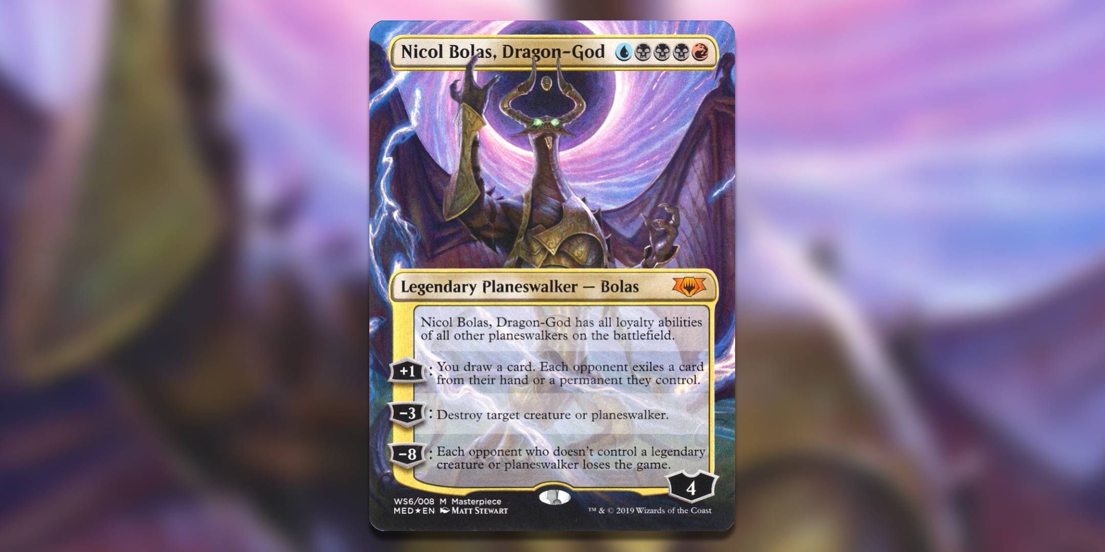 Nicol Bolas Dragon God by Matt Stewart