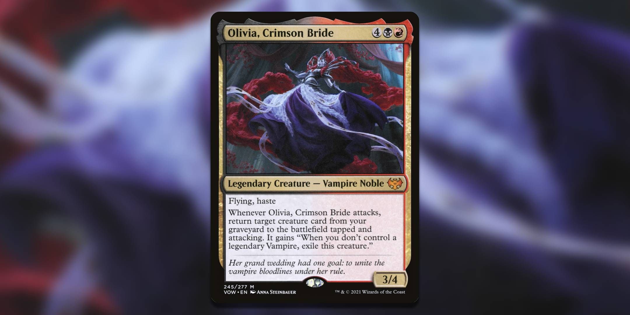 Olivia Crimson Bride by Anna Steinbauer