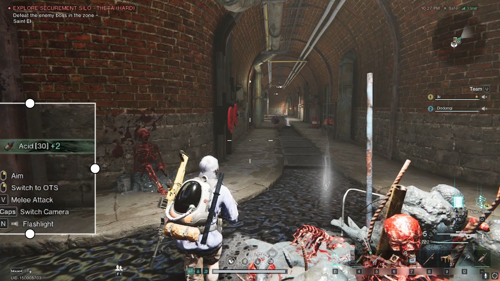 Acid looted from defeated enemies in Once Human.