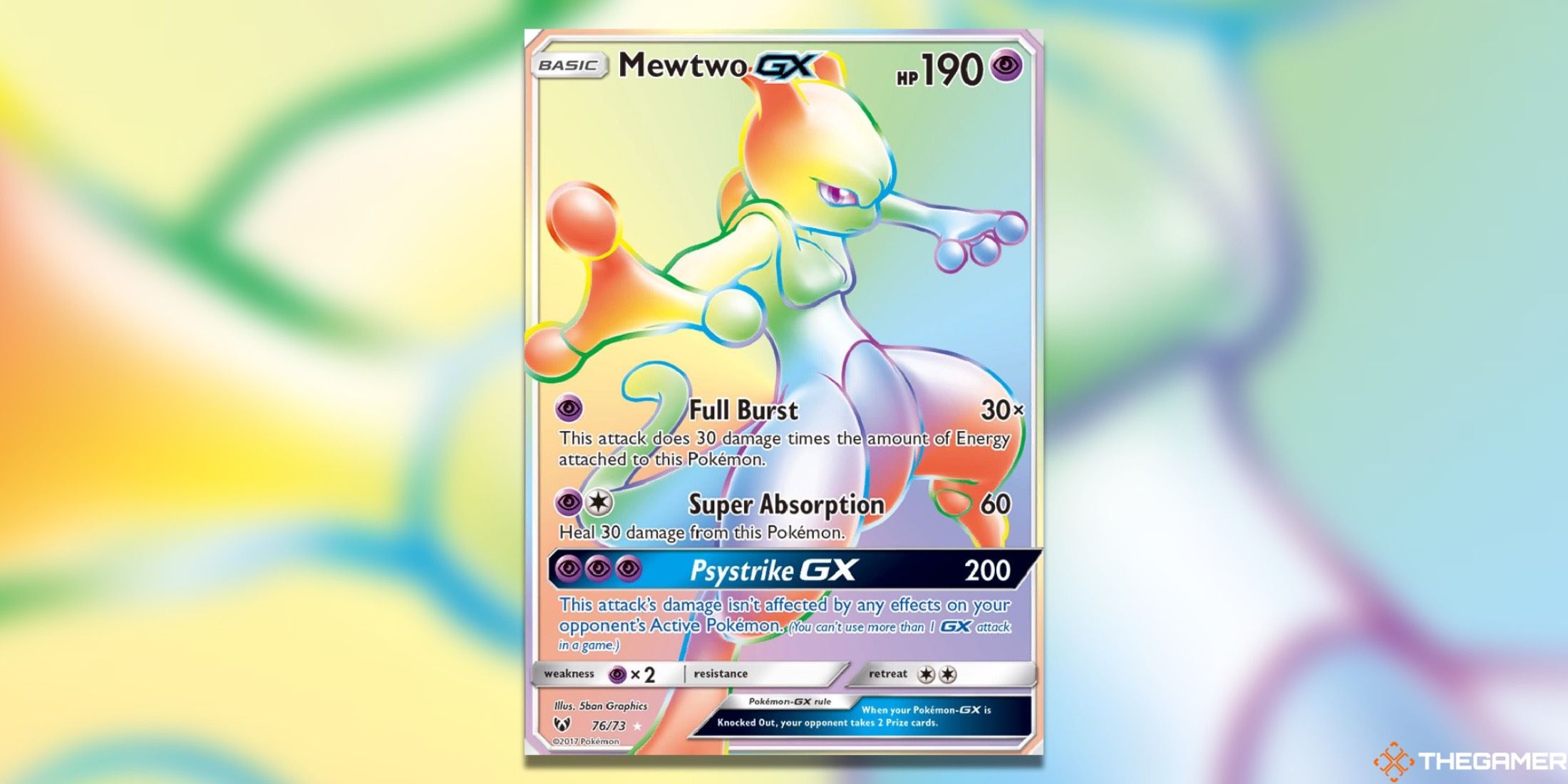 The Shining Legends Mewtwo GX Secret from the Pokemon TCG