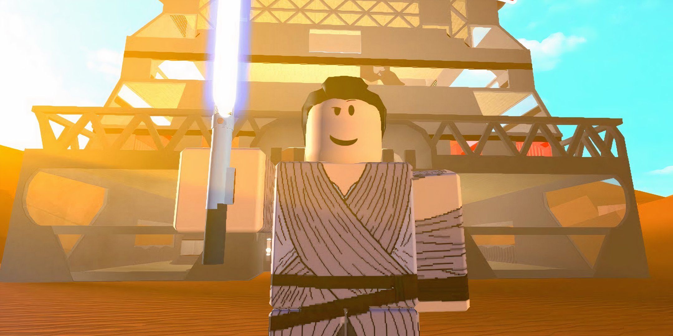 Rey against the building she built - SW Tycoon